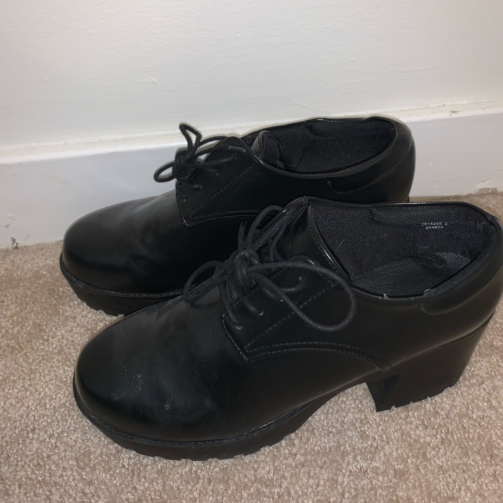 Monki Platform Loafers sz 39
